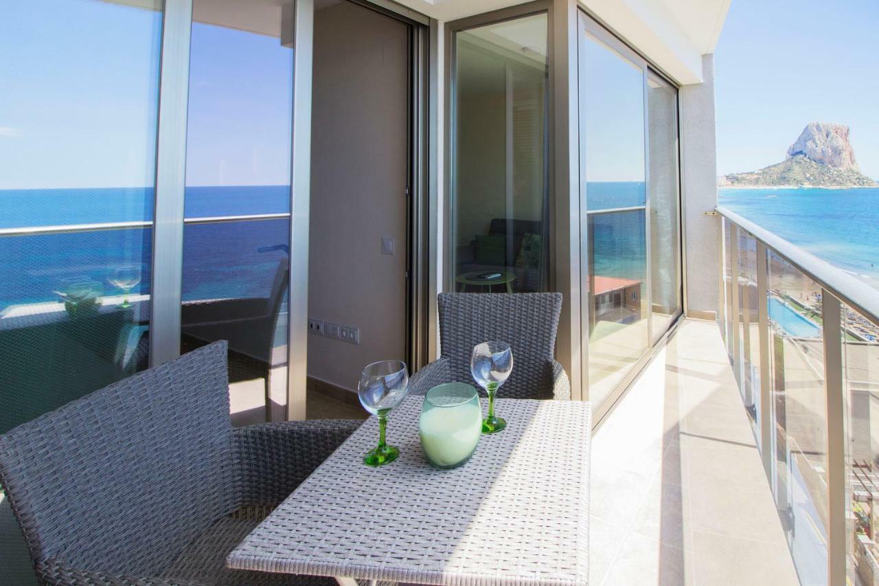 Beautiful Frontline Apartment Melioria With Panoramic Seaview Calpe Eksteriør bilde