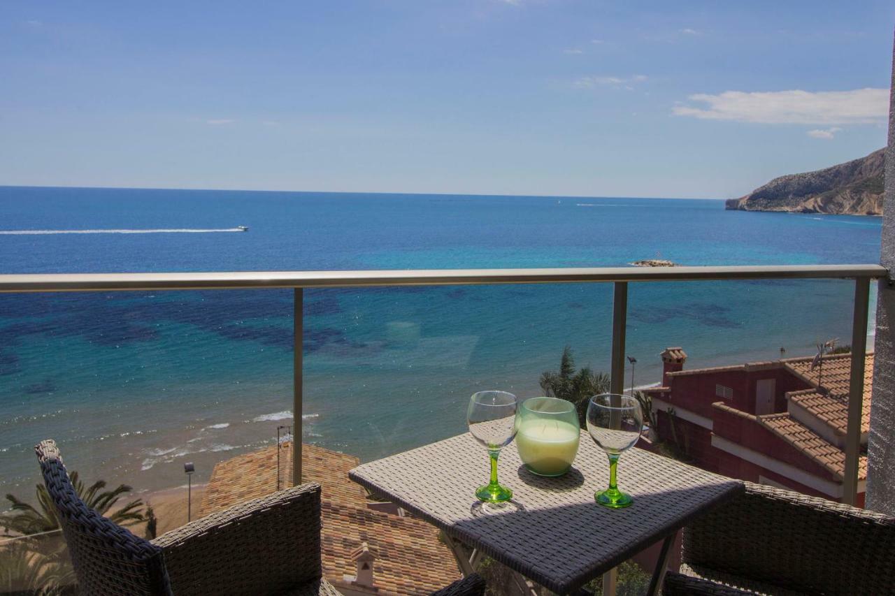 Beautiful Frontline Apartment Melioria With Panoramic Seaview Calpe Eksteriør bilde